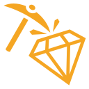 Diamond Hard Gold custom cursor for Chrome