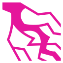 Lightning Tree Magenta custom cursor for Chrome